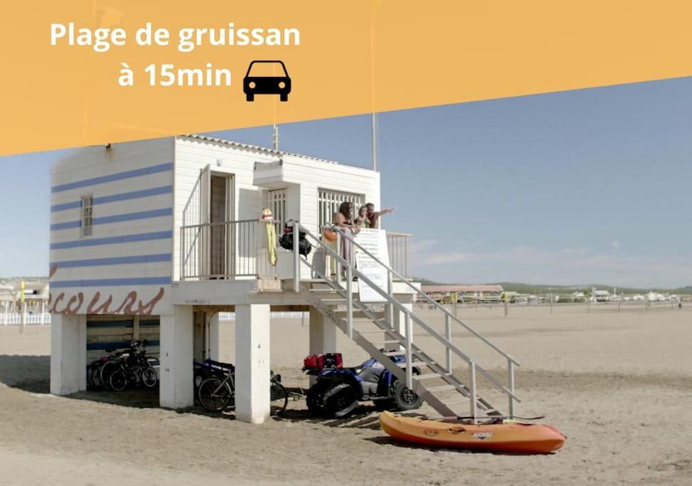 דירות נרבון L'Orchidee, Proche De La Gare Avec Clim Et Terrasse מראה חיצוני תמונה