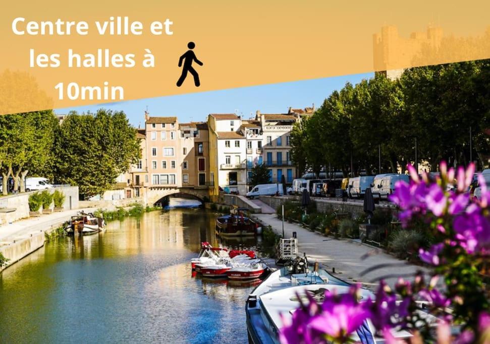 דירות נרבון L'Orchidee, Proche De La Gare Avec Clim Et Terrasse מראה חיצוני תמונה