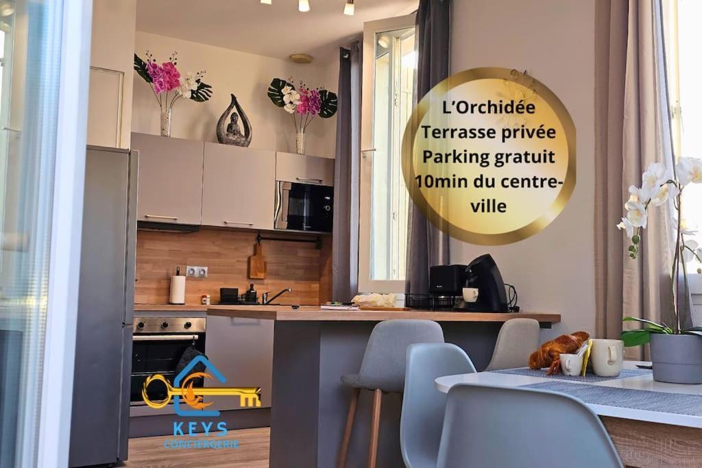 דירות נרבון L'Orchidee, Proche De La Gare Avec Clim Et Terrasse מראה חיצוני תמונה